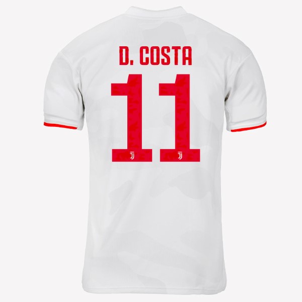 Camiseta Juventus NO.11 D.Costa 2ª Kit 2019 2020 Gris Blanco